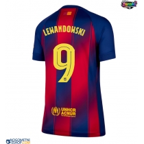 Ženski Nogometni dresi Barcelona Robert Lewandowski #9 Domači 2025-26 Kratek Rokav